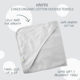 HARPER 3-Pack Hooded Towel
