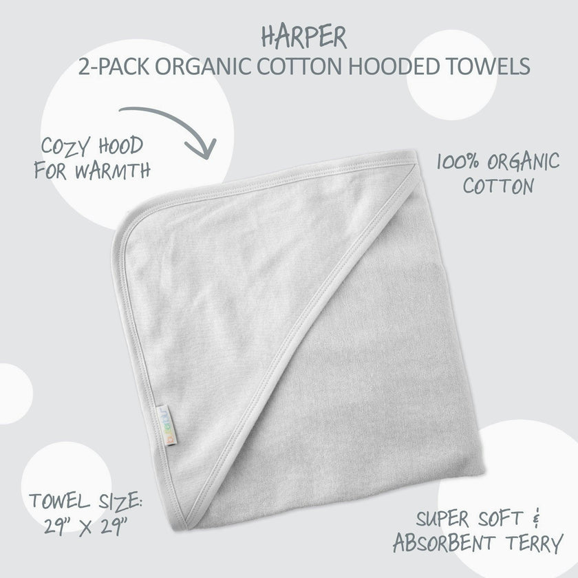 HARPER 3-Pack Hooded Towel