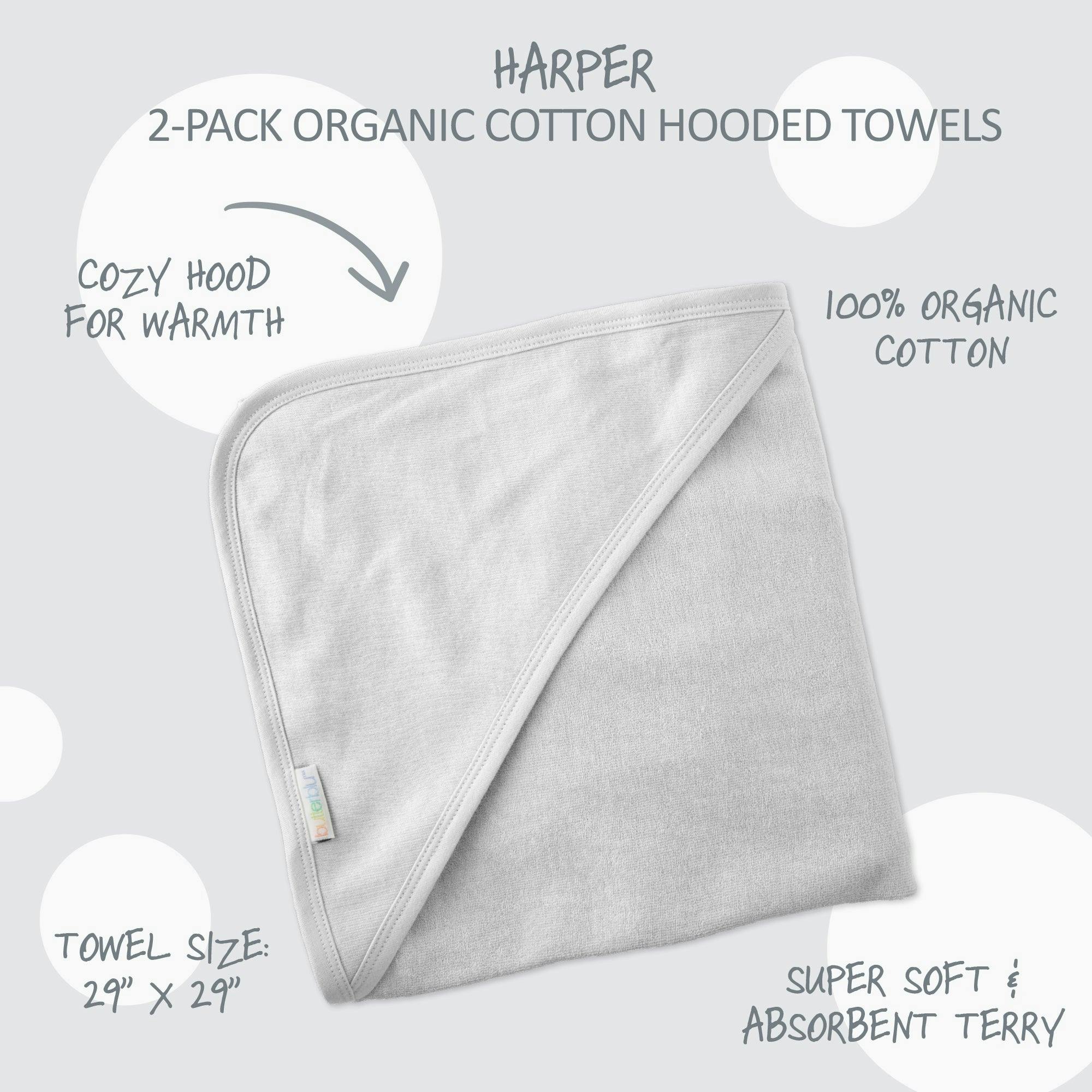 HARPER 3-Pack Hooded Towel