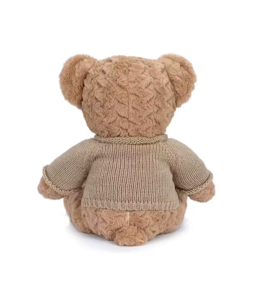 McHugs Brown Bear Weighted Plush Animal 36 cm