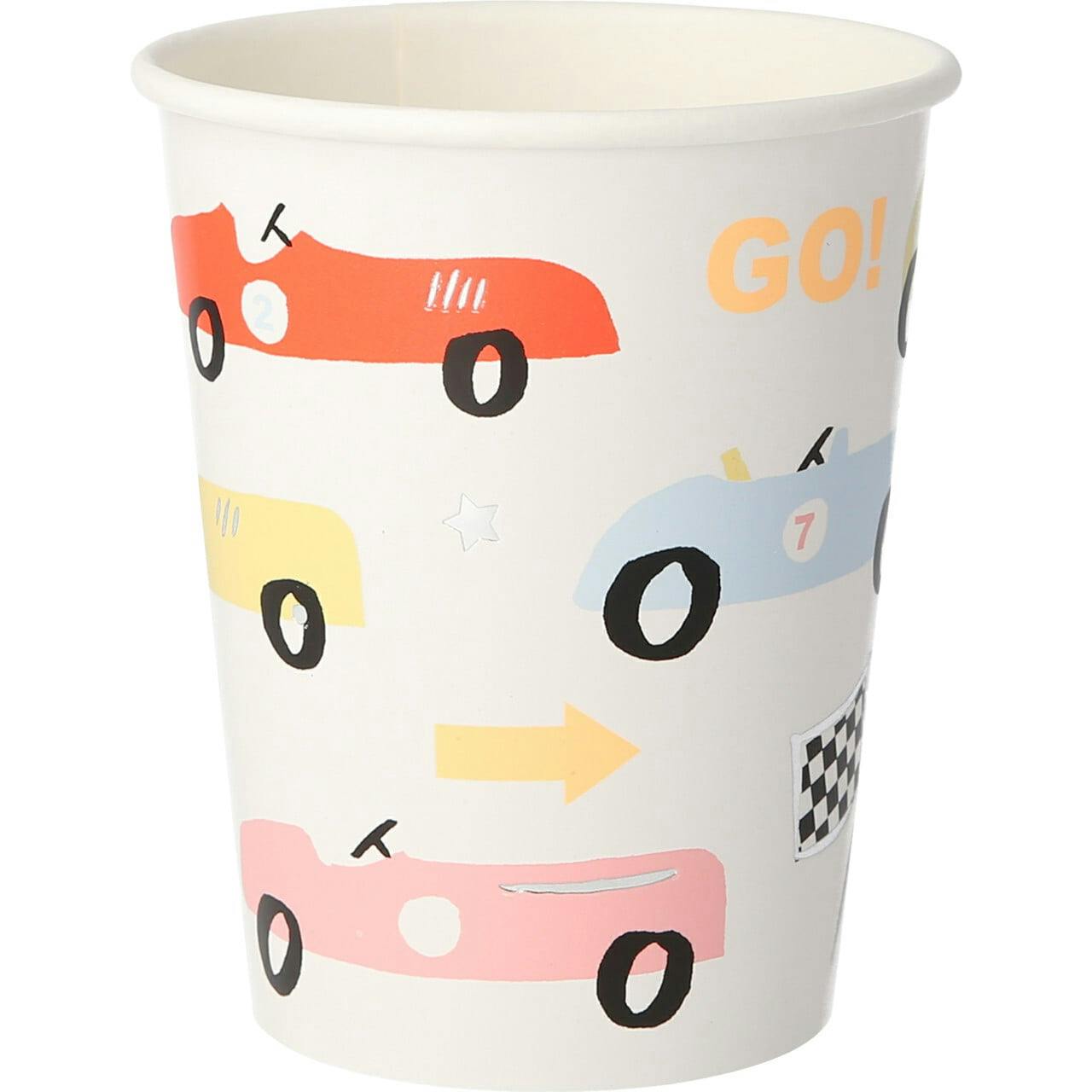 Race Car Party Cups