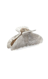 Midi Heirloom Claw in Grey Shell