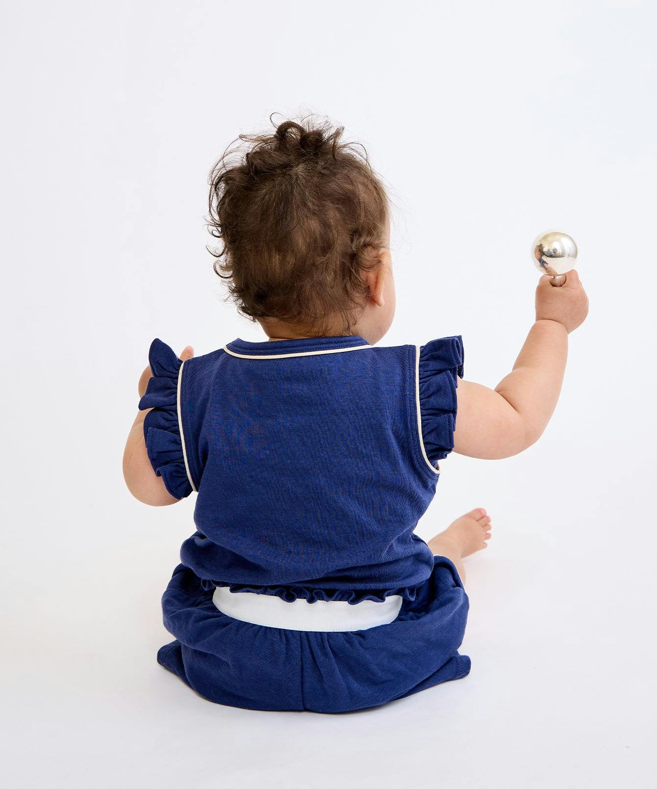 Bea Short Set, Navy
