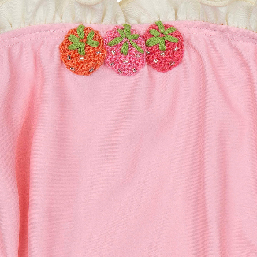 Strawberry Swimsuit in Sorbet Pink