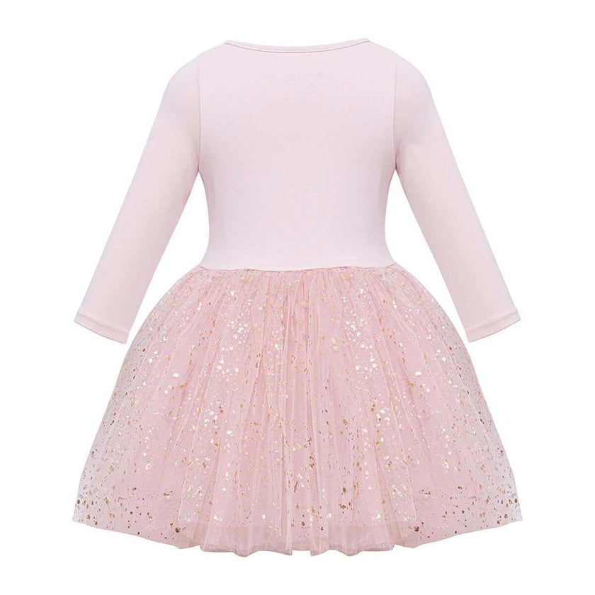 Shiny Pink Dress Set