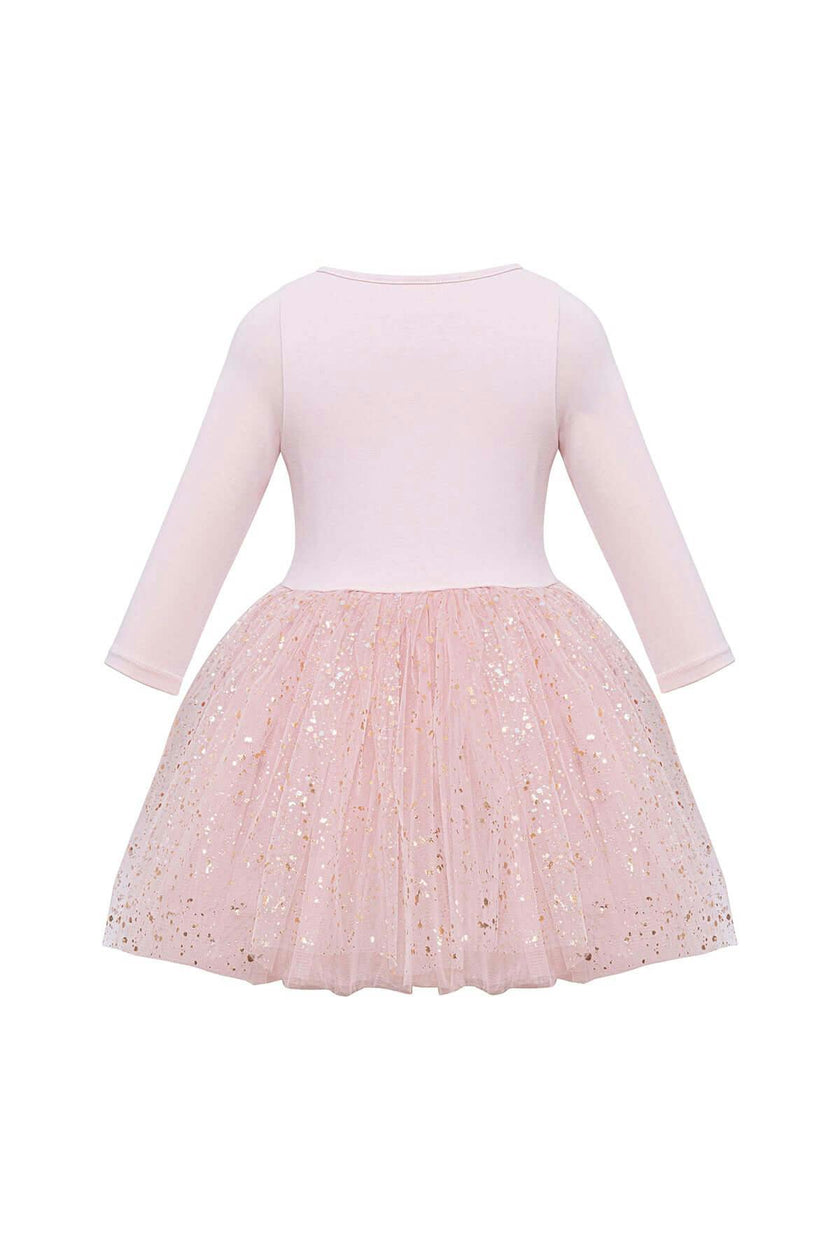 Shiny Pink Dress Set