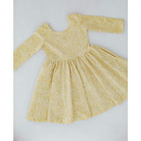 3/4 Sleeve Twirl Dress in Buttercup