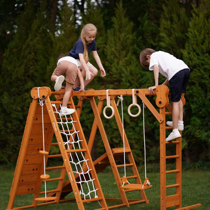 Chestnut | Outdoor & Indoor Foldable Jungle Gym