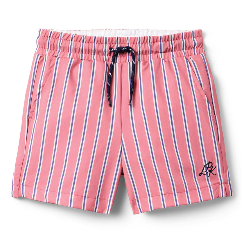 Harrison Sport Short - Red Court Stripe