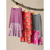 Tiered Skirted Twirl Dress, Multi