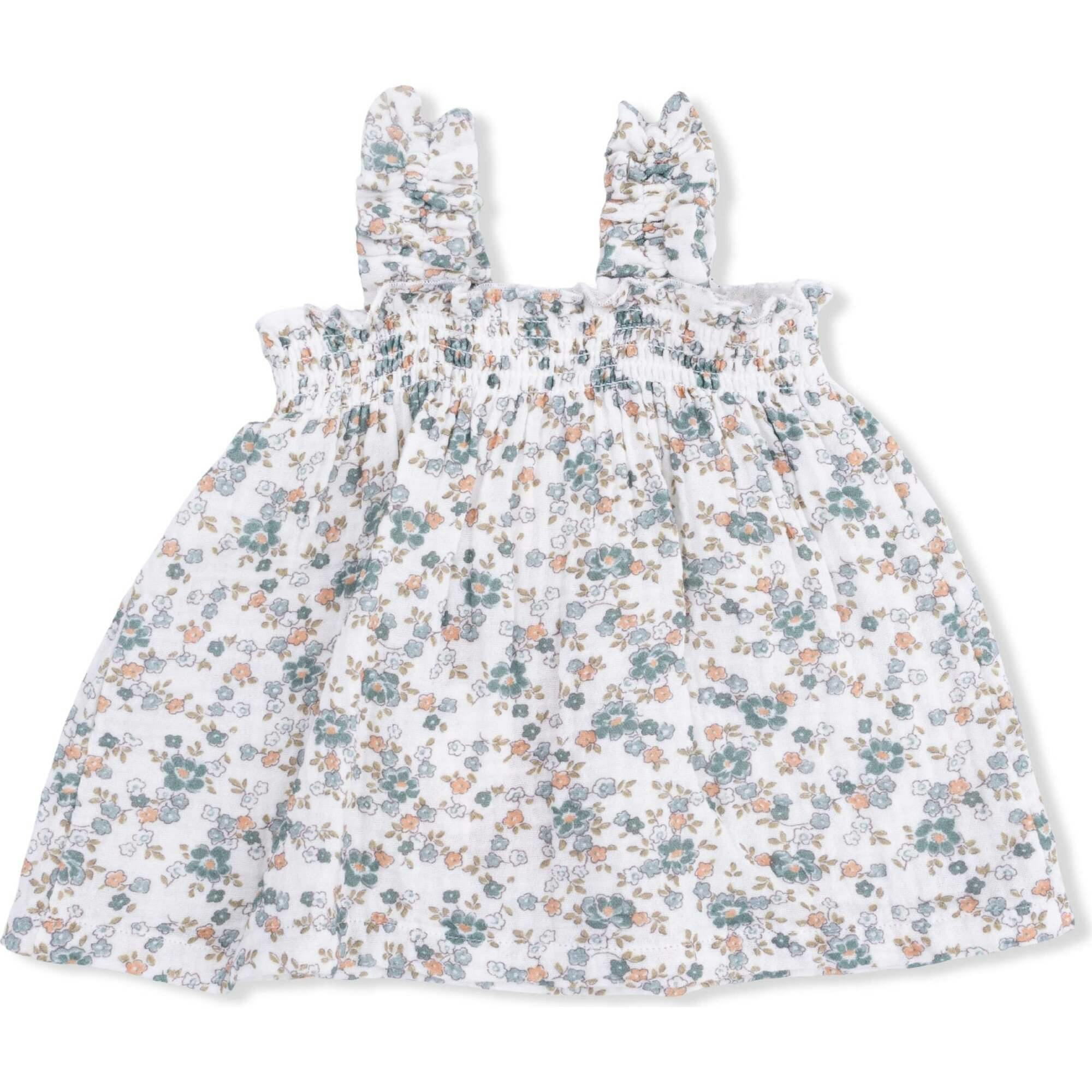 Camille Floral - Ruffly Strap Top and Bloomer