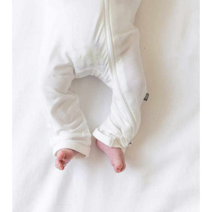 Zippered Romper, Cloud