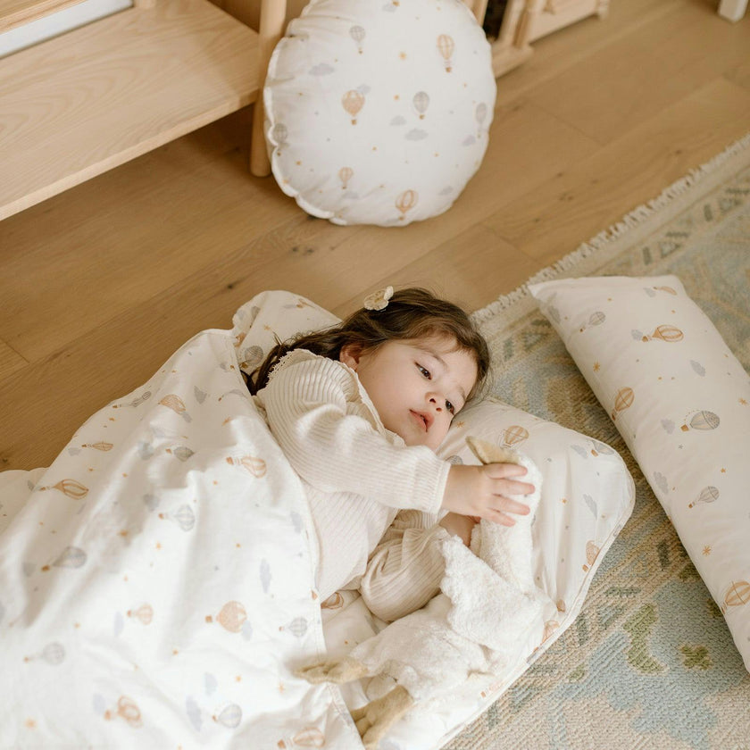 Organic Toddler Nap Roll-N-Rest Mat Set