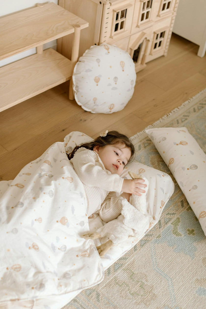 Organic Toddler Nap Roll-N-Rest Mat Set