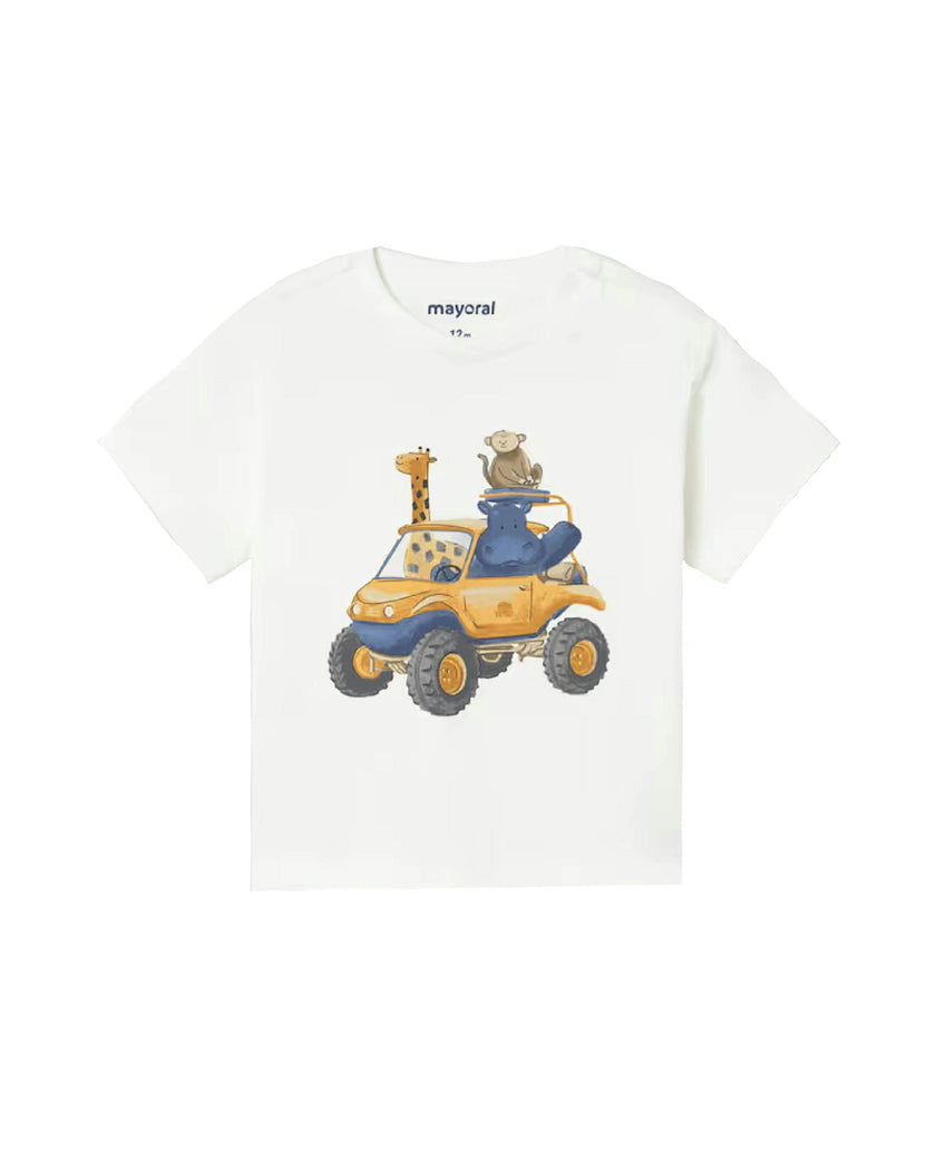 White Car T-Shirt