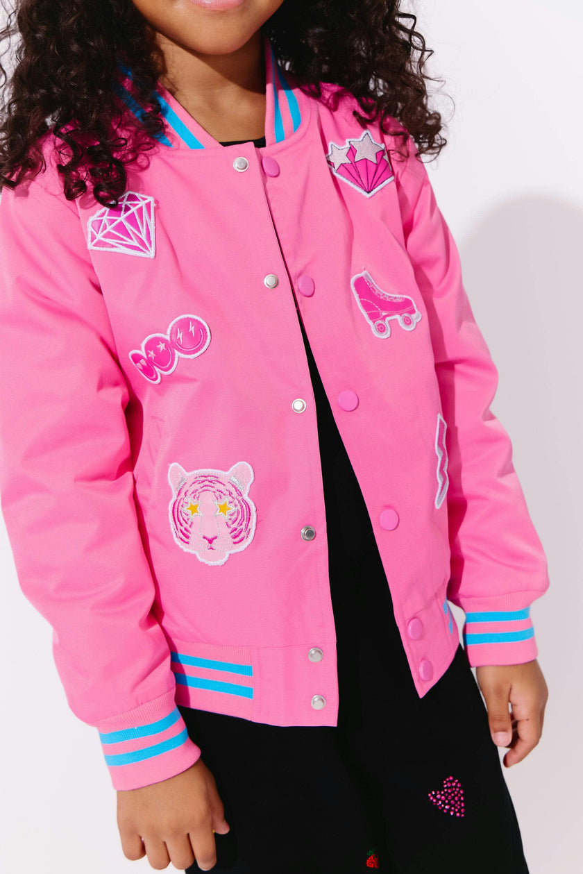 Crystal Butterfly Patch Jacket