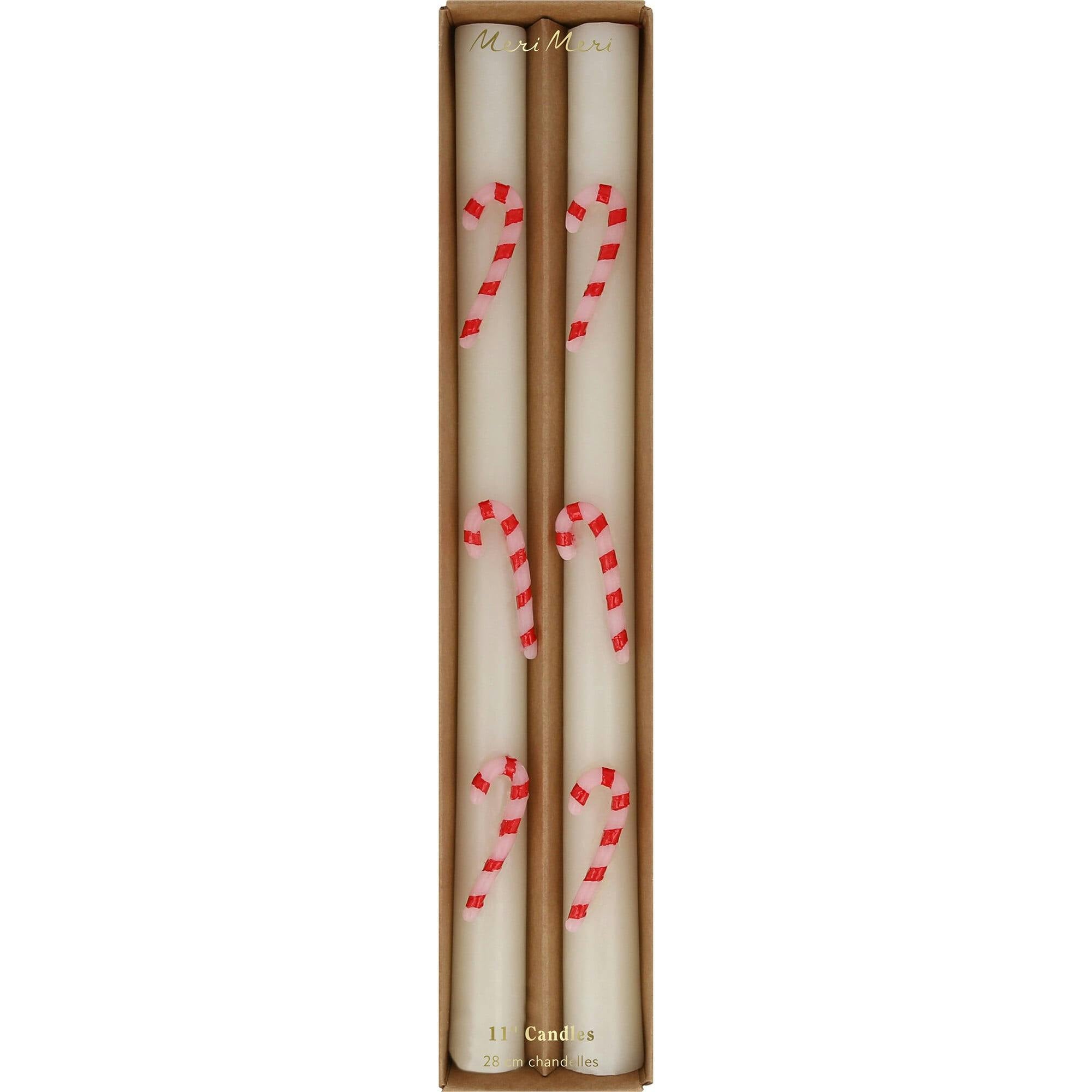 Candy Cane Table Candles