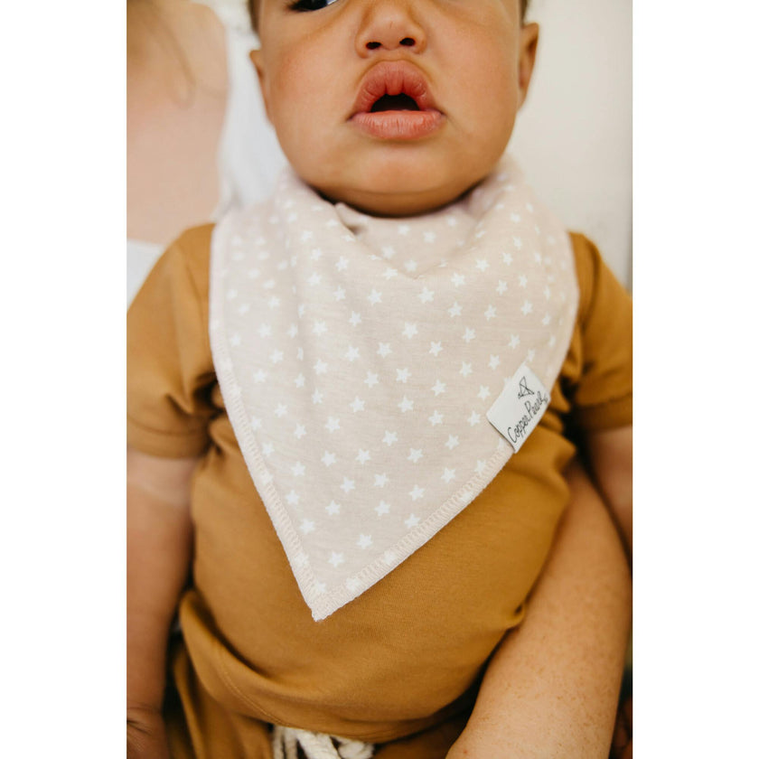 Vance Printed Bandana Bib Set