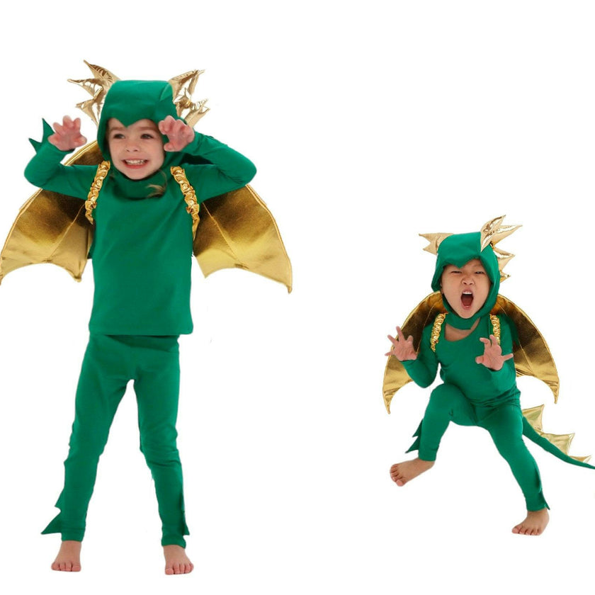 Emerald Sky Dragon Pajama Costume