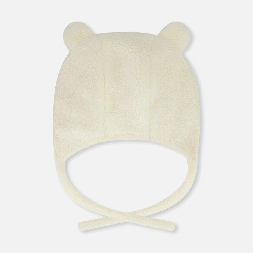 Lined Baby Sherpa Hat with Ear Flaps