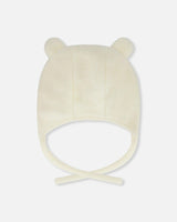 Lined Baby Sherpa Hat with Ear Flaps