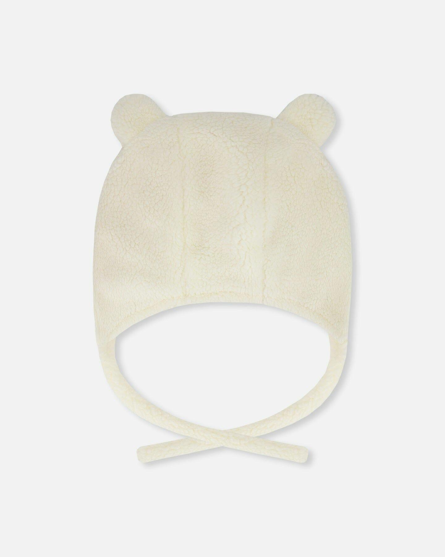 Lined Baby Sherpa Hat with Ear Flaps