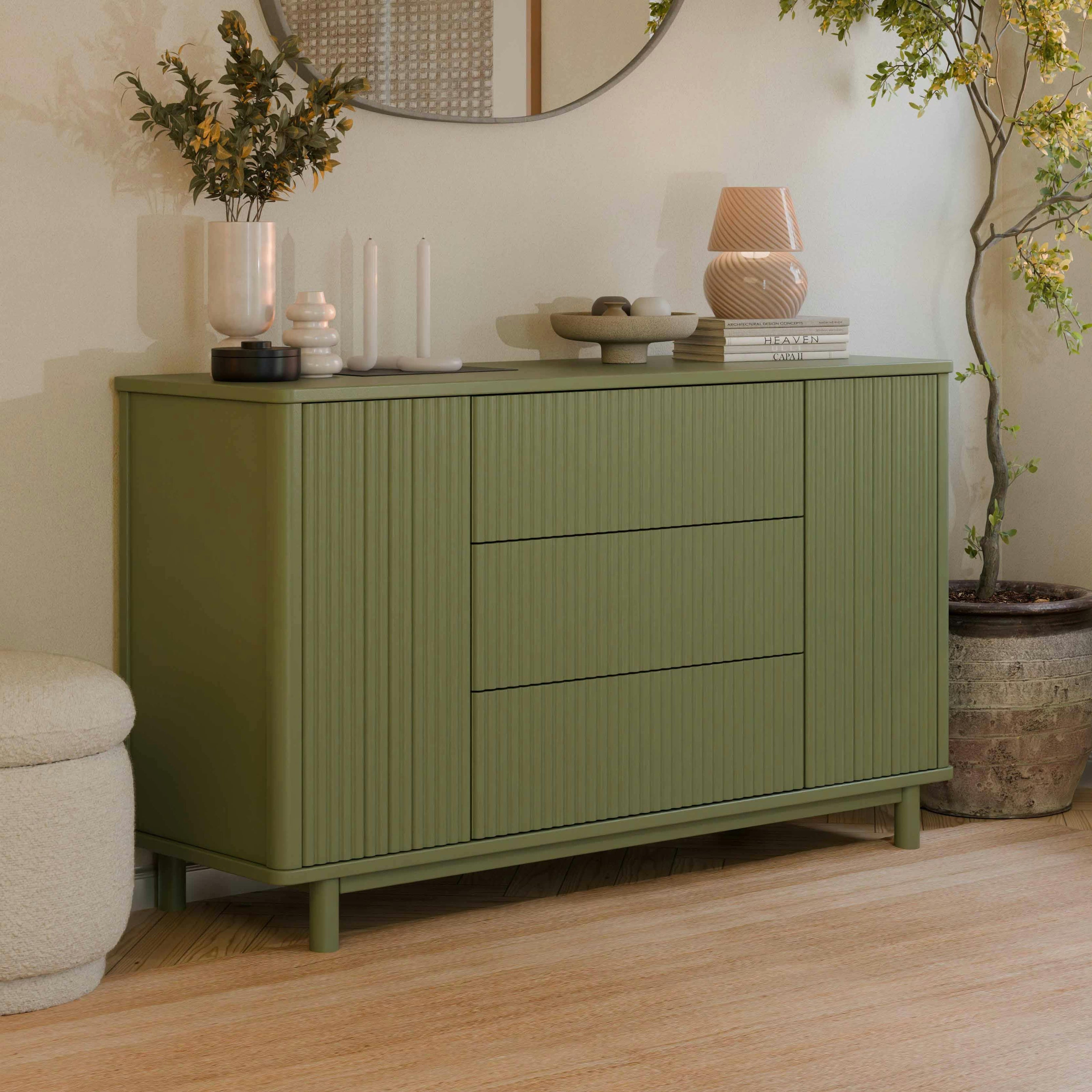 Pogo Tambour Extra Wide Assembled Dresser (58