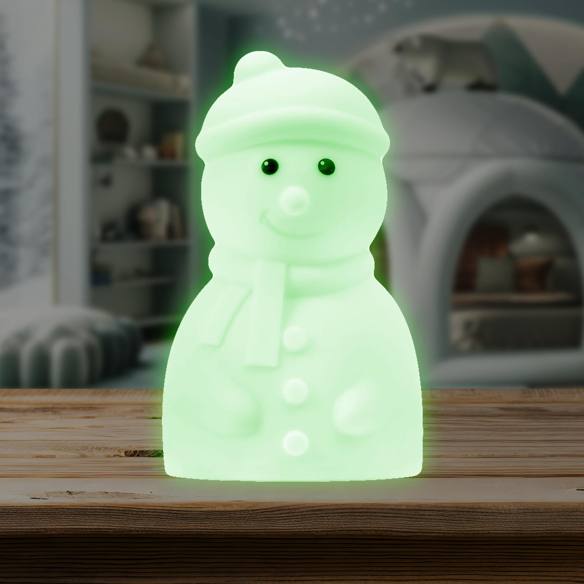 LumiPets Stanley the Snowman LED Night Light