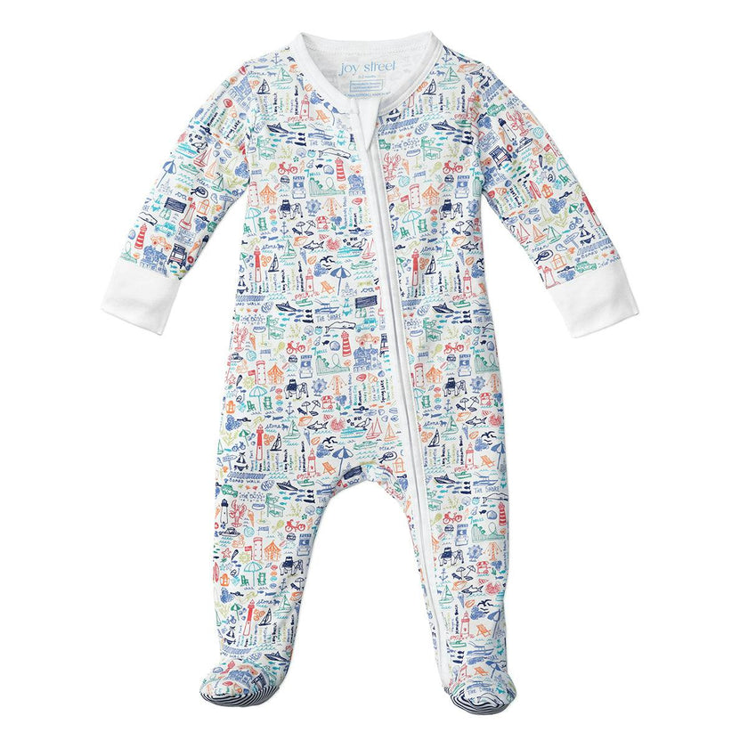 Jersey Shore Zip Baby Onesie