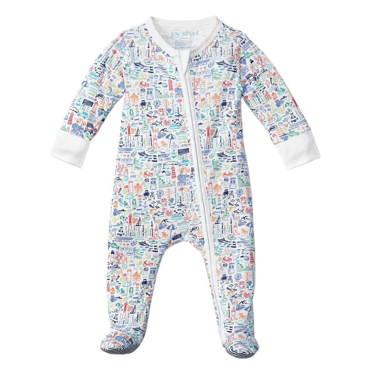 Jersey Shore Zip Baby Onesie