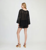 The Kaya Short - Black Broderie