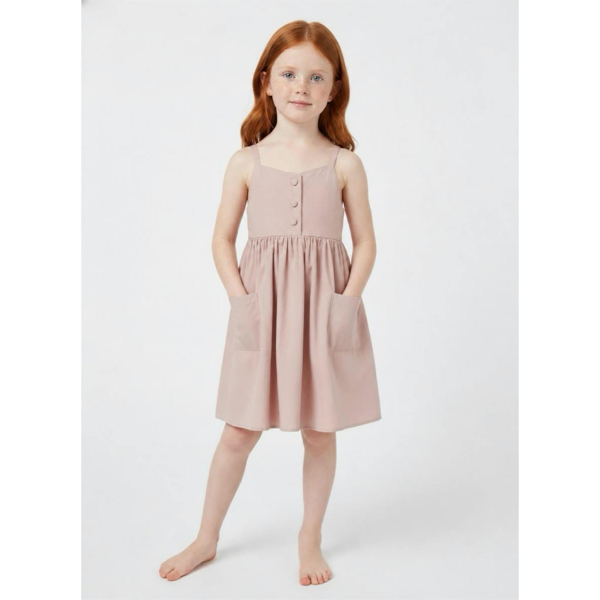 Annalise Dress | Antique Blush