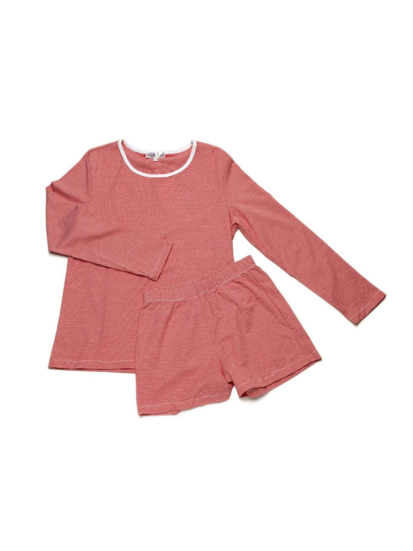 Women's Pima Long Sleeve Short Set