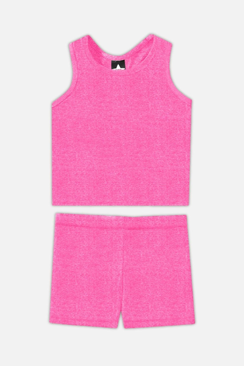 Simply Soft Luxe Cropped Racerback Tank & Tumble Short