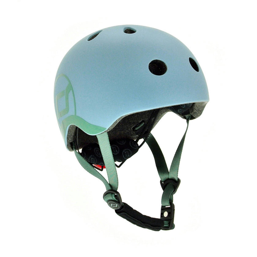 baby bike helmet for 1 year old Baby Helmet in Steel – XXS Size for 1-3 Year Old