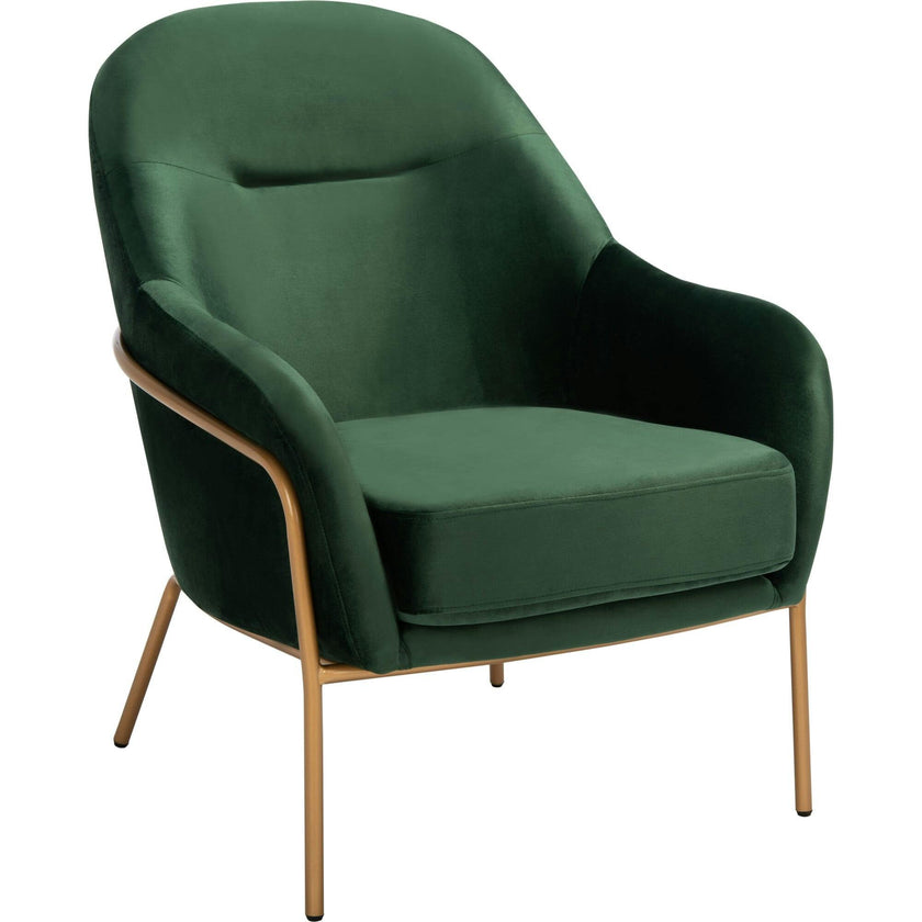 Eleazer Velvet Accent Chair