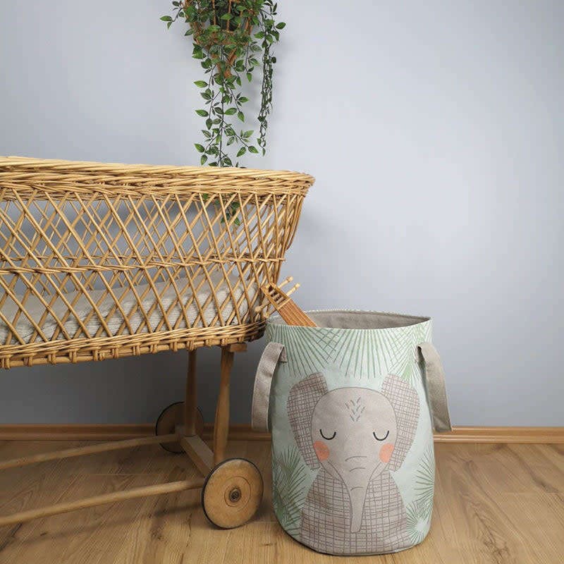 Junko Hand-Printed Storage Basket