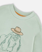 French Terry Sweatshirt Mint Green