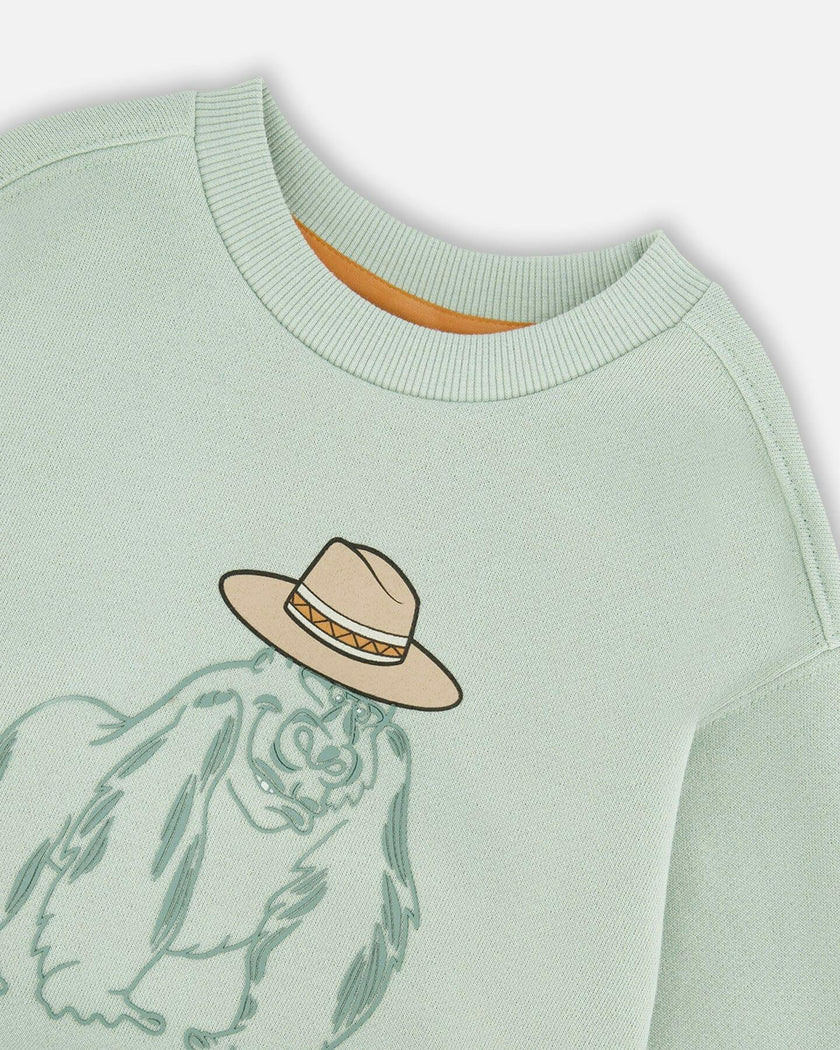 French Terry Sweatshirt Mint Green
