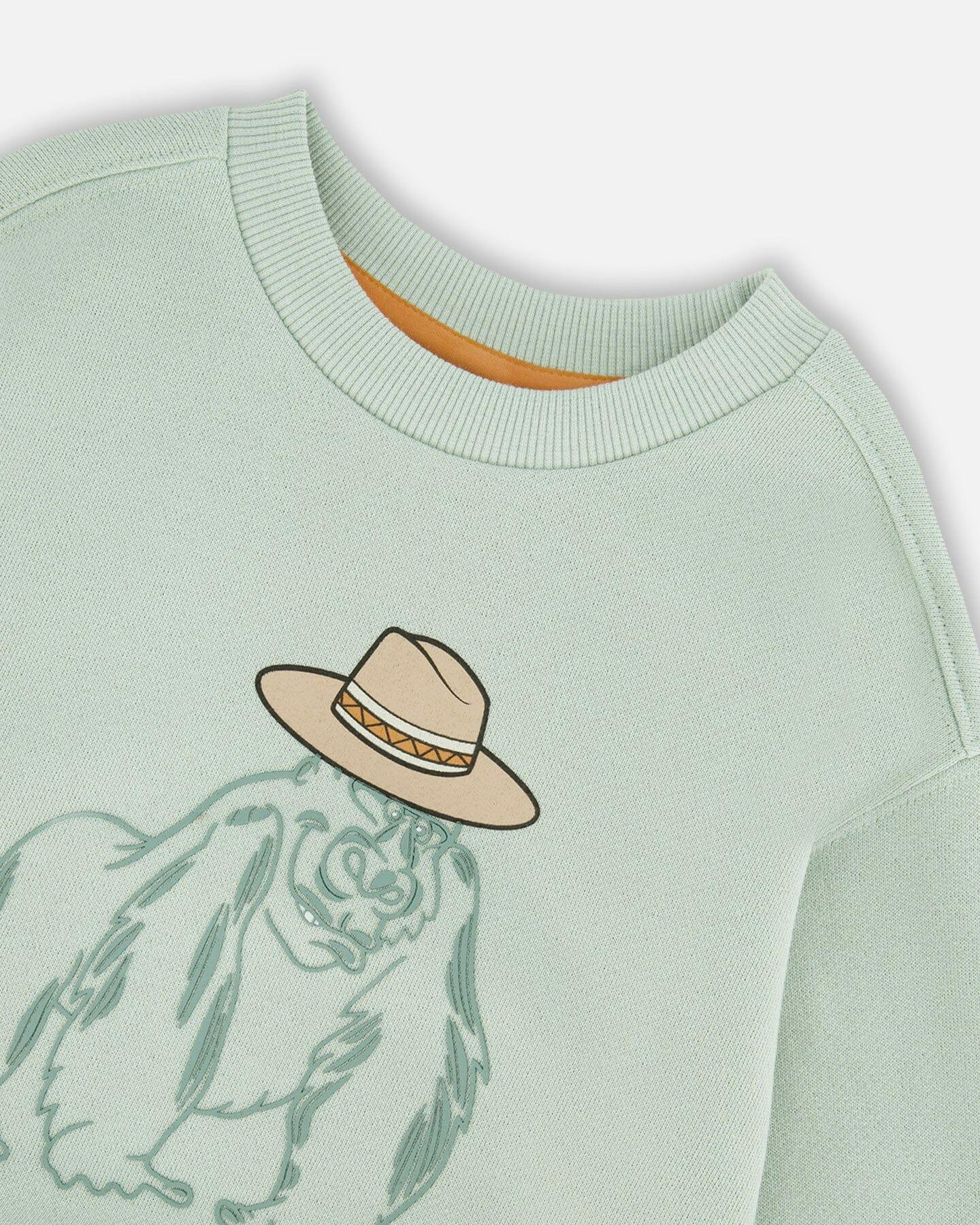 French Terry Sweatshirt Mint Green