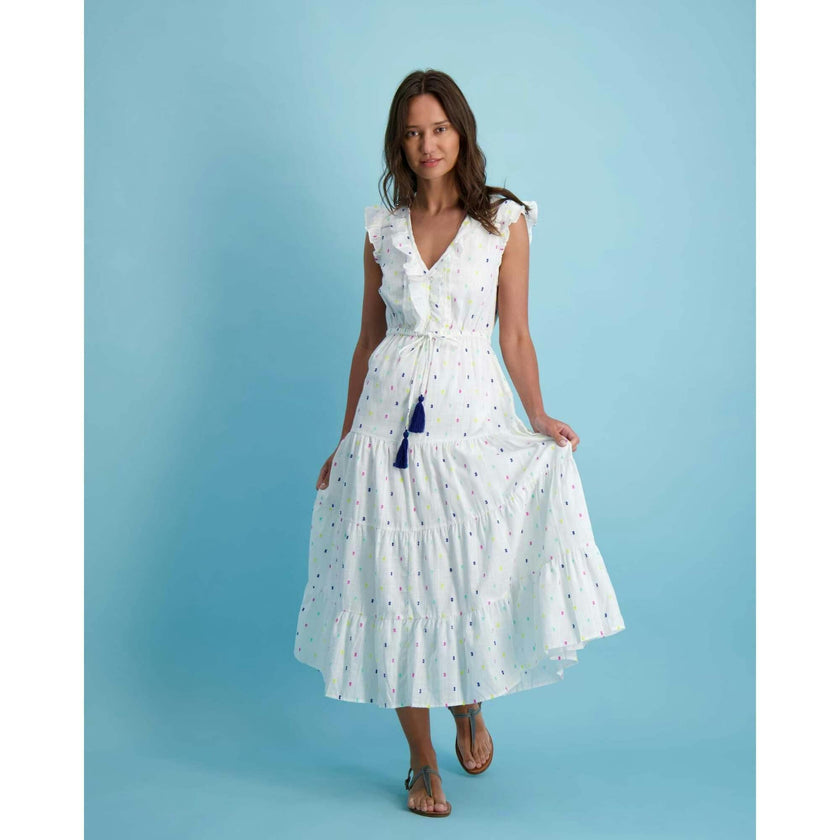 Women's Giselle Maxi Swiss Dot Dress, Dots