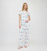 The Kelly Pajama Set - Flower Pots