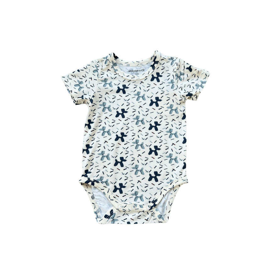 Baby Short Sleeve Bodysuit Retro America