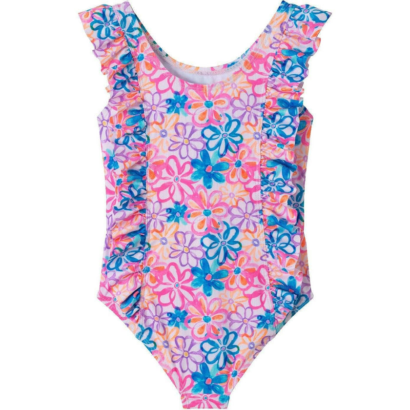 Kids One-Piece Ruffle Swimsuit