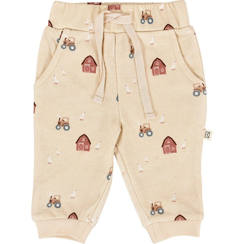 Fleece Joggers in Farm