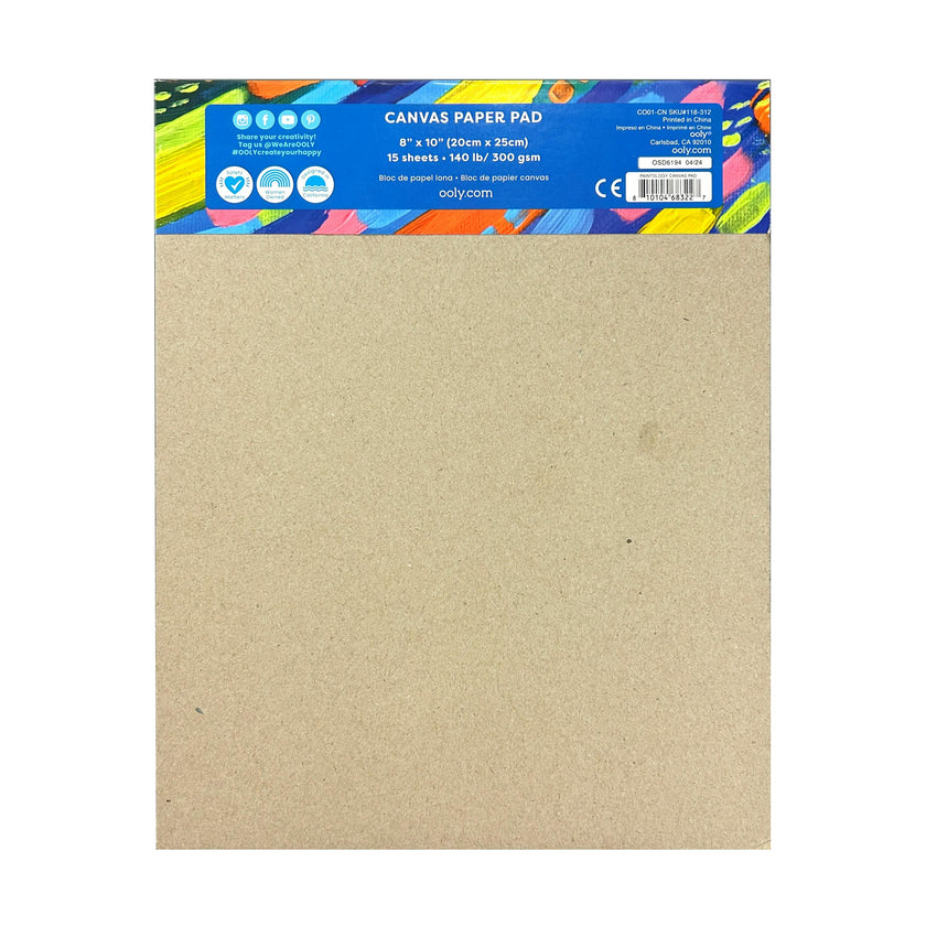 Paintology Canvas Paper Pad - 15 Sheets