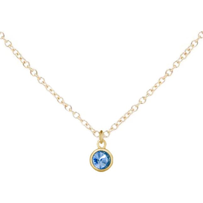 March Birthstone Necklace