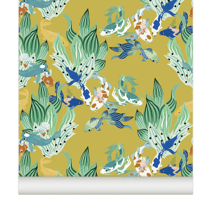 Wallpaper NAÏADES color Or