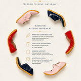 Bare Ballet Flat | Red Leather