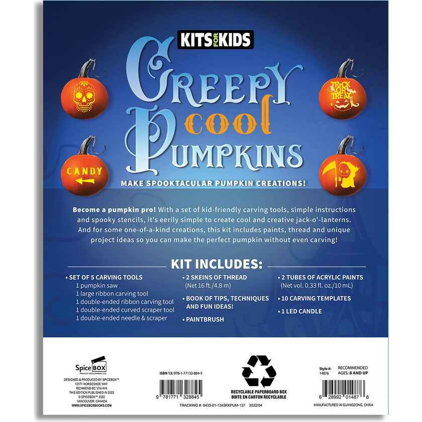 Kits for Kids: Creepy Cool Pumpkins Craft Kit